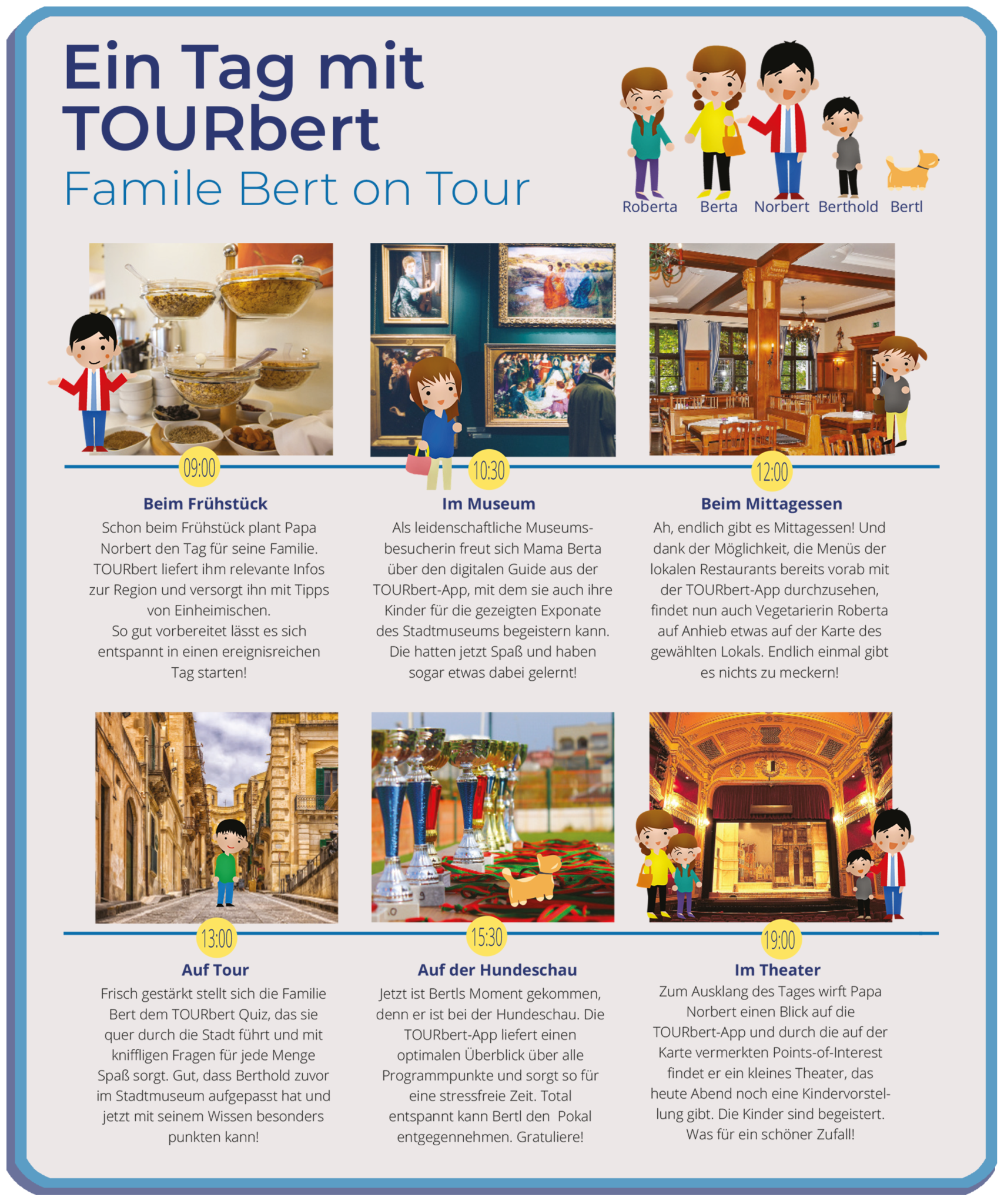 TOURbert - die clevere Quiz-App